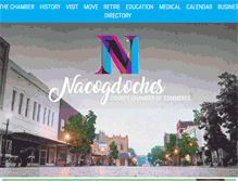 Tablet Screenshot of nacogdoches.org